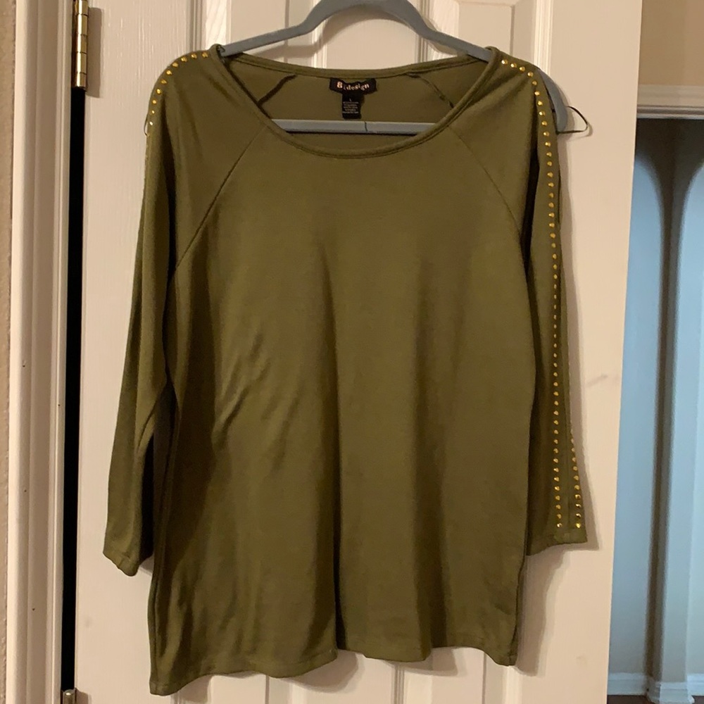 BYdesign long sleeve knit blouse